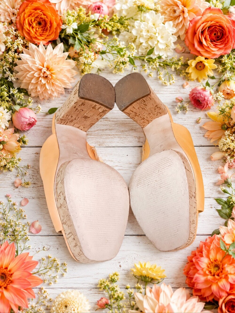 Antonio Melani Leather & Cork Platform Mules | Size 8 | EUC - Picture 6 of 11
